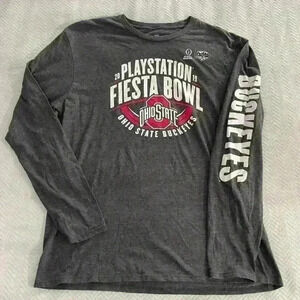 OHIO STATE BUCKEYES 2019 Playstation Fiesta Bowl Brutus Long Sleeve Size Large